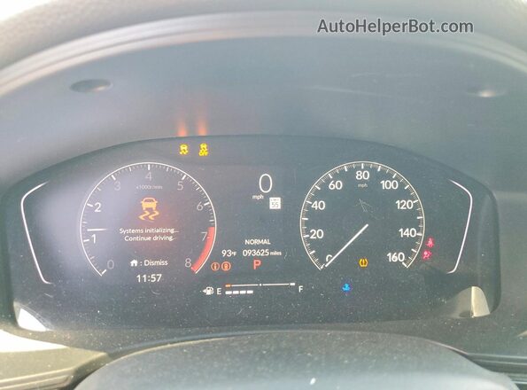 2HGFE2F51PH531161 2023 HONDA CIVIC Black Instrument cluster view