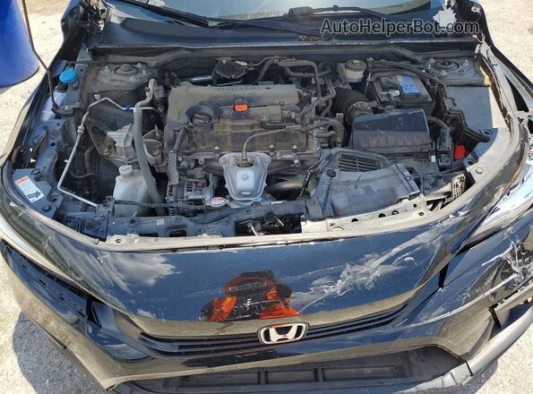 2HGFE2F51PH531161 2023 HONDA CIVIC Black Rear interior view