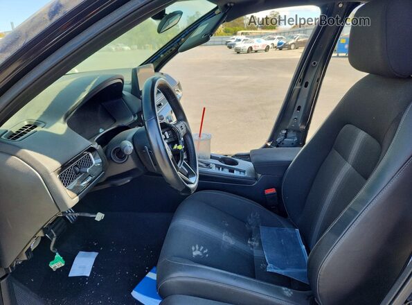 2HGFE2F51PH534089 2023 HONDA CIVIC Black Front interior view
