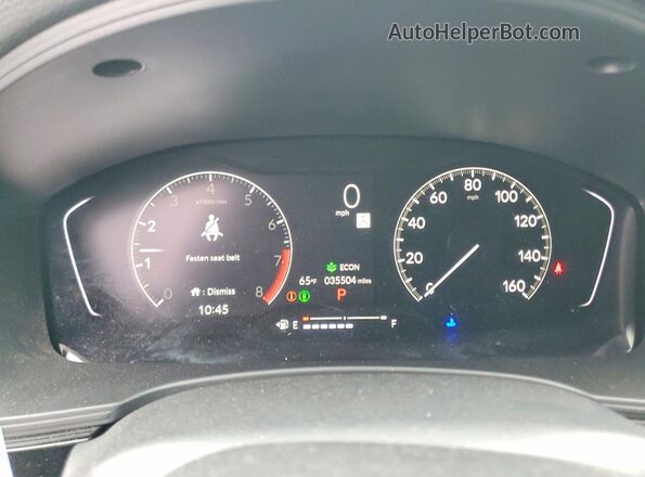 2HGFE2F51PH547831 2023 HONDA CIVIC Black Instrument cluster view