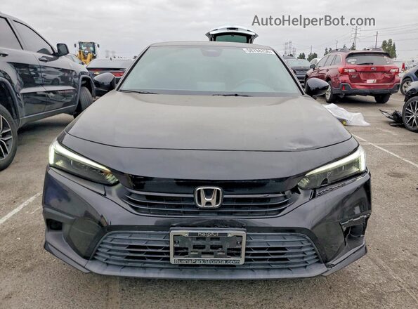 2HGFE2F51PH547831 2023 HONDA CIVIC Black Front view