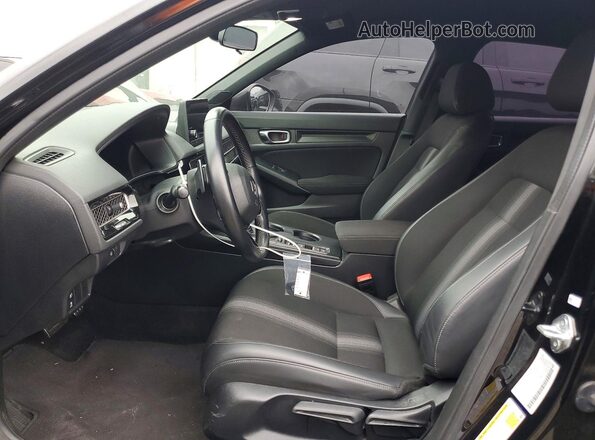 2HGFE2F51PH547831 2023 HONDA CIVIC Black Front interior view