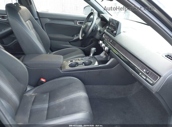 2HGFE2F51PH552320 2023 HONDA CIVIC Black Widok wnętrza z przodu