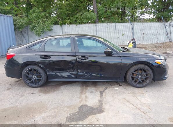 2HGFE2F51PH552320 2023 HONDA CIVIC Black Widok wnętrza z tyłu