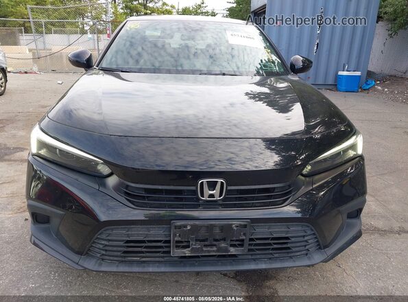 2HGFE2F51PH552320 2023 HONDA CIVIC Black Widok zestawu wskaźników