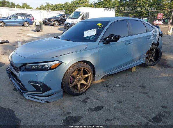 2HGFE2F51PH556819 2023 HONDA CIVIC Gray Передня ліва чверть