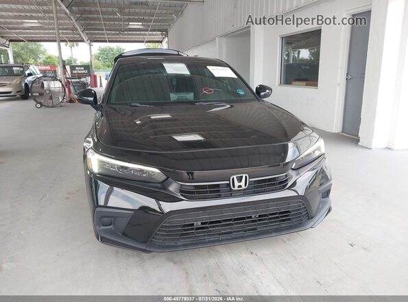 2HGFE2F51PH563267 2023 HONDA CIVIC Black Vista interior trasera