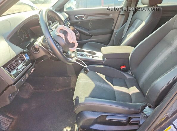 2HGFE2F51RH110608 2024 HONDA CIVIC Black წინა სალონის ხედი