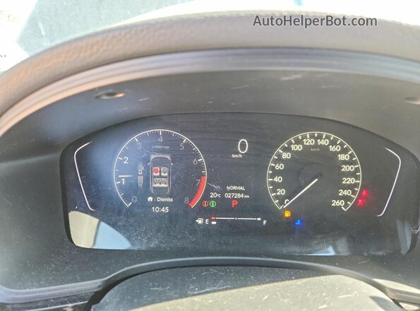 2HGFE2F51RH110608 2024 HONDA CIVIC Black ხელსაწყოთა პანელის ხედი