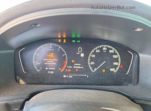 2HGFE2F51RH514783 2024 HONDA CIVIC Gray Instrument cluster view