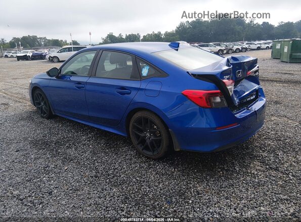 2HGFE2F51RH546651 2024 HONDA CIVIC Blue Задня ліва чверть