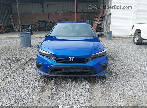 2HGFE2F51RH546651 2024 HONDA CIVIC Blue Вид щитка приладів
