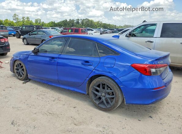 2HGFE2F51RH555981 2024 HONDA CIVIC Blue Rear left