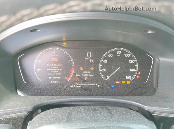 2HGFE2F51RH555981 2024 HONDA CIVIC Blue Instrument cluster view