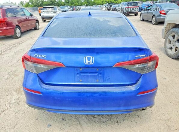 2HGFE2F51RH555981 2024 HONDA CIVIC Blue Rear view