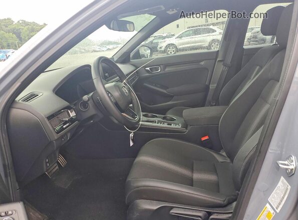 2HGFE2F51RH586812 2024 HONDA CIVIC Gray Вид салону спереду