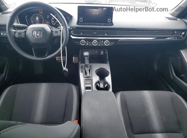 2HGFE2F51RH586812 2024 HONDA CIVIC Gray Вид панелі приладів