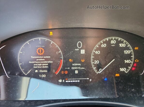 2HGFE2F51RH595915 2024 HONDA CIVIC Silver Widok zestawu wskaźników