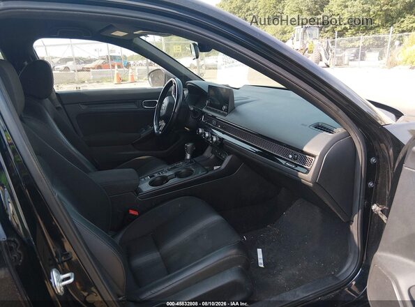 2HGFE2F51SH550026 2025 HONDA CIVIC Black Front interior view