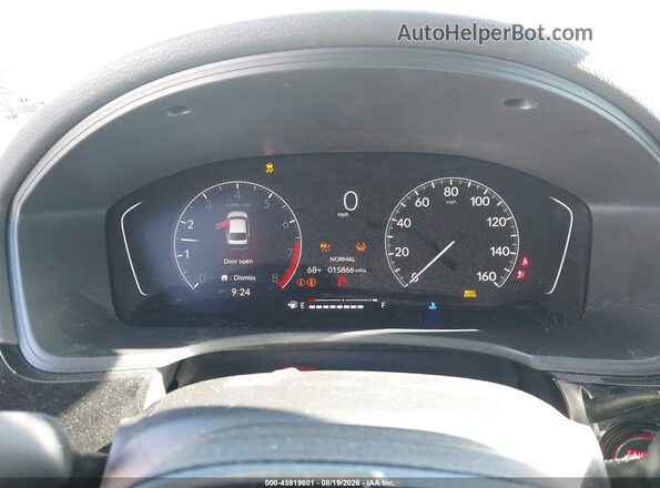 2HGFE2F51SH575377 2025 HONDA CIVIC White უკანა სავარძლების ხედი