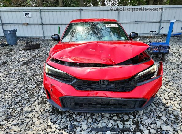 2HGFE2F51SH575847 2025 HONDA CIVIC Красный Вид спереди