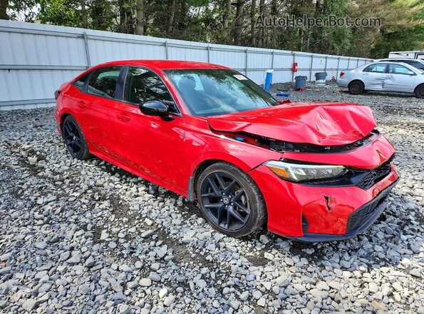 2HGFE2F51SH575847 2025 HONDA CIVIC Красный Передняя правая четверть