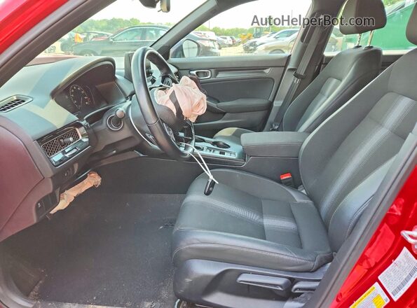 2HGFE2F51SH575847 2025 HONDA CIVIC Красный Вид салона спереди