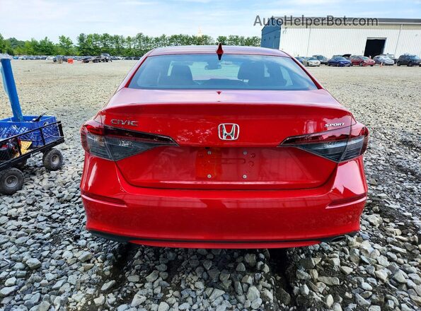 2HGFE2F51SH575847 2025 HONDA CIVIC Красный Вид сзади