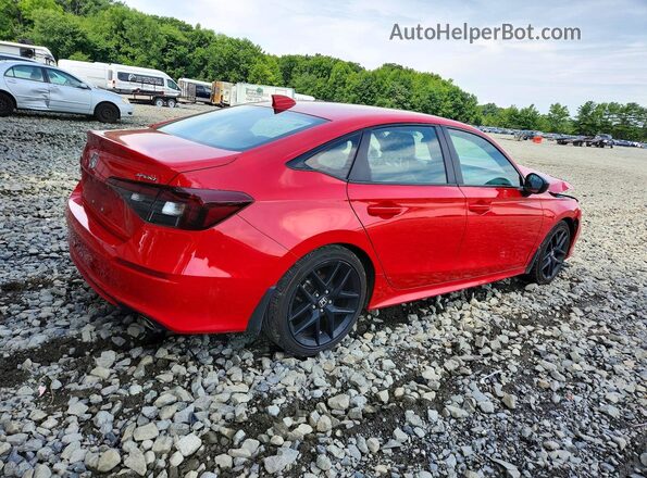 2HGFE2F51SH575847 2025 HONDA CIVIC Красный Задняя правая четверть