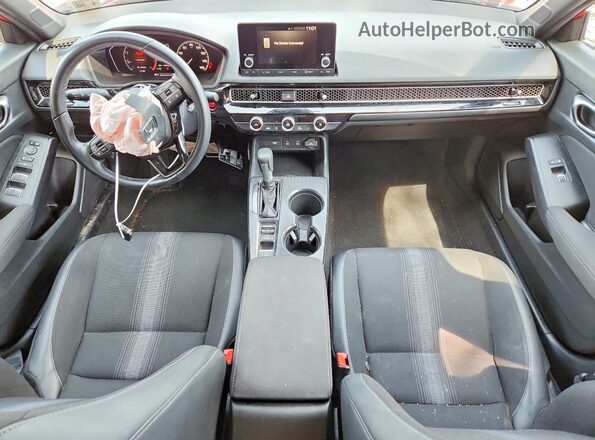 2HGFE2F51SH575847 2025 HONDA CIVIC Красный Вид панели приборов