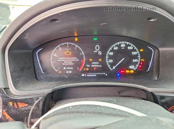 2HGFE2F51SH578392 2025 HONDA CIVIC Gray Widok zestawu wskaźników