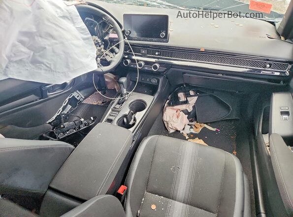 2HGFE2F51SH594334 2025 HONDA CIVIC Black Dashboard view