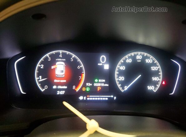 2HGFE2F51TH587403 2026 HONDA CIVIC Black Սարքավորումների վահանակի տեսք