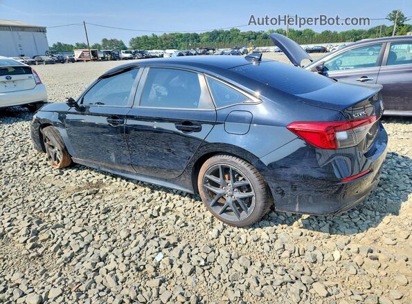2HGFE2F52NH521591 2022 HONDA CIVIC Black Rear left