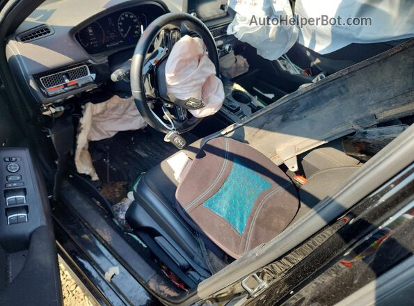 2HGFE2F52NH521591 2022 HONDA CIVIC Black Dashboard view
