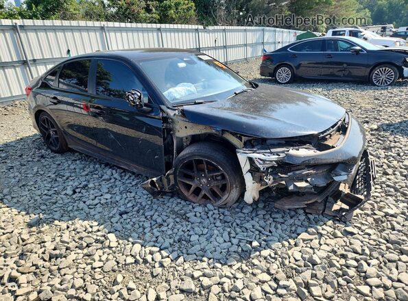 2HGFE2F52NH521591 2022 HONDA CIVIC Black Front right