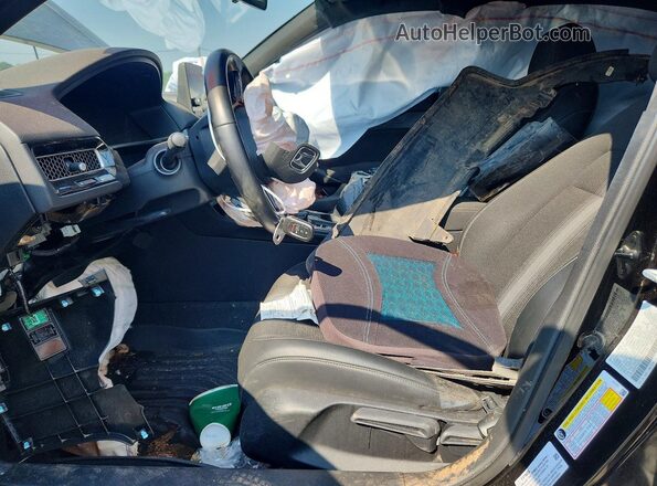 2HGFE2F52NH521591 2022 HONDA CIVIC Black Front interior view