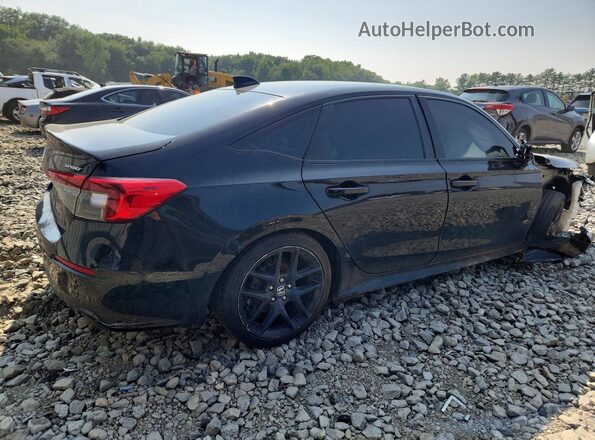 2HGFE2F52NH521591 2022 HONDA CIVIC Black Rear right