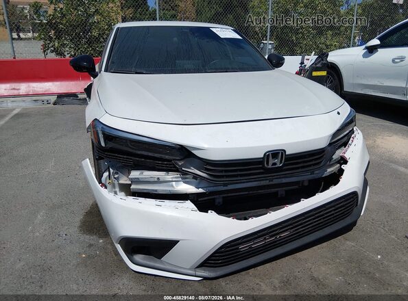 2HGFE2F52NH525835 2022 HONDA CIVIC White წინა ხედი