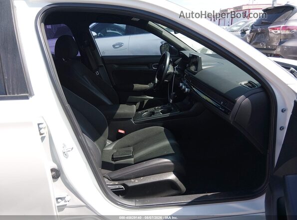2HGFE2F52NH525835 2022 HONDA CIVIC White წინა სალონის ხედი