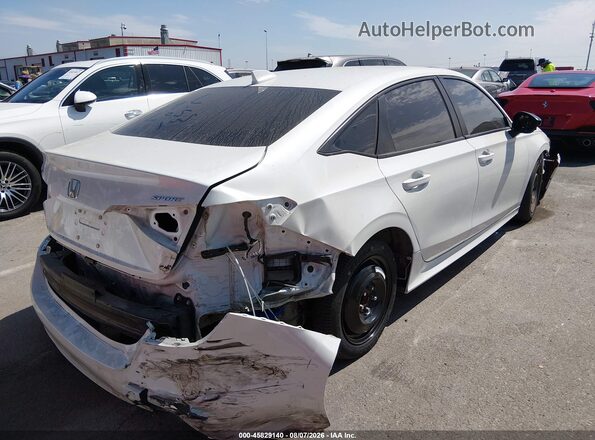 2HGFE2F52NH525835 2022 HONDA CIVIC White უკანა მარჯვენა