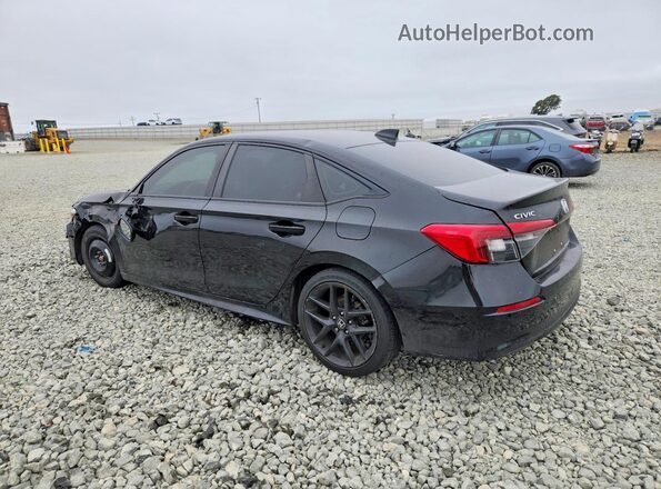 2HGFE2F52NH562898 2022 HONDA CIVIC Black Հետևի ձախ