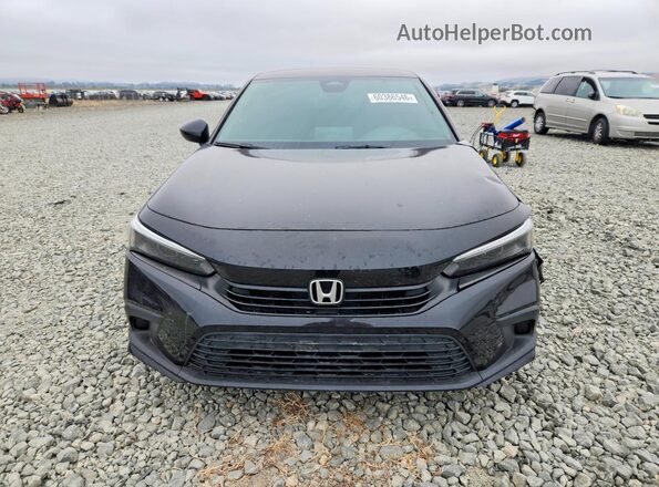 2HGFE2F52NH562898 2022 HONDA CIVIC Black Դիմացի տեսք
