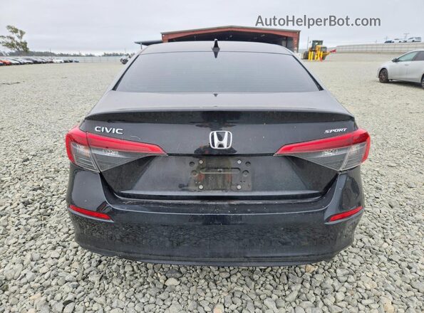 2HGFE2F52NH562898 2022 HONDA CIVIC Black Հետևի տեսք