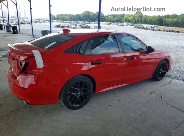 2HGFE2F52NH600906 2022 HONDA CIVIC Red Հետևի աջ