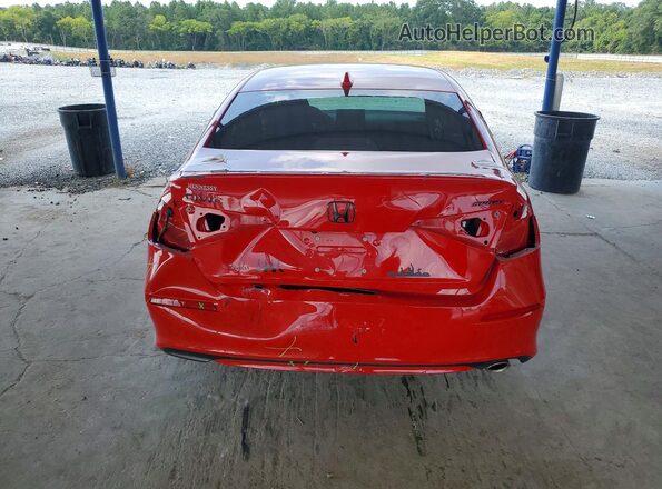2HGFE2F52NH600906 2022 HONDA CIVIC Red Հետևի տեսք