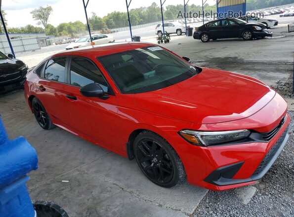 2HGFE2F52NH600906 2022 HONDA CIVIC Red Առջևի աջ