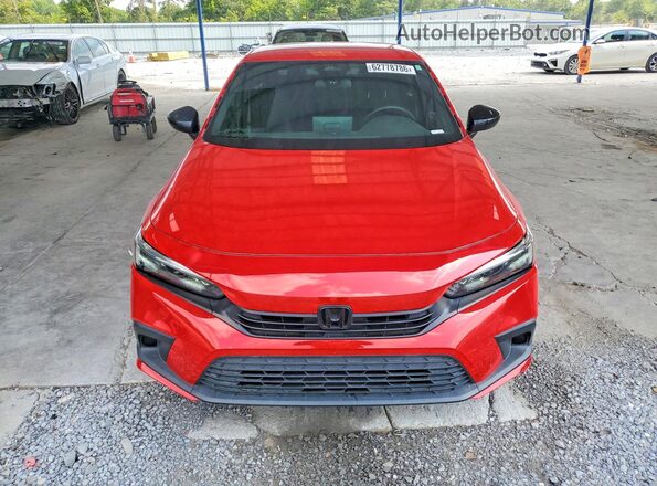 2HGFE2F52NH600906 2022 HONDA CIVIC Red Դիմացի տեսք