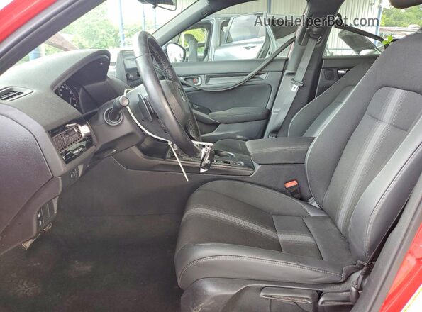 2HGFE2F52NH600906 2022 HONDA CIVIC Red Սալոնի դիմացի տեսք