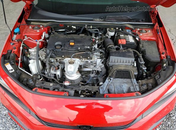 2HGFE2F52NH600906 2022 HONDA CIVIC Red Սալոնի հետևի տեսք